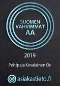 Suomen vahvimmat 2019 -logo